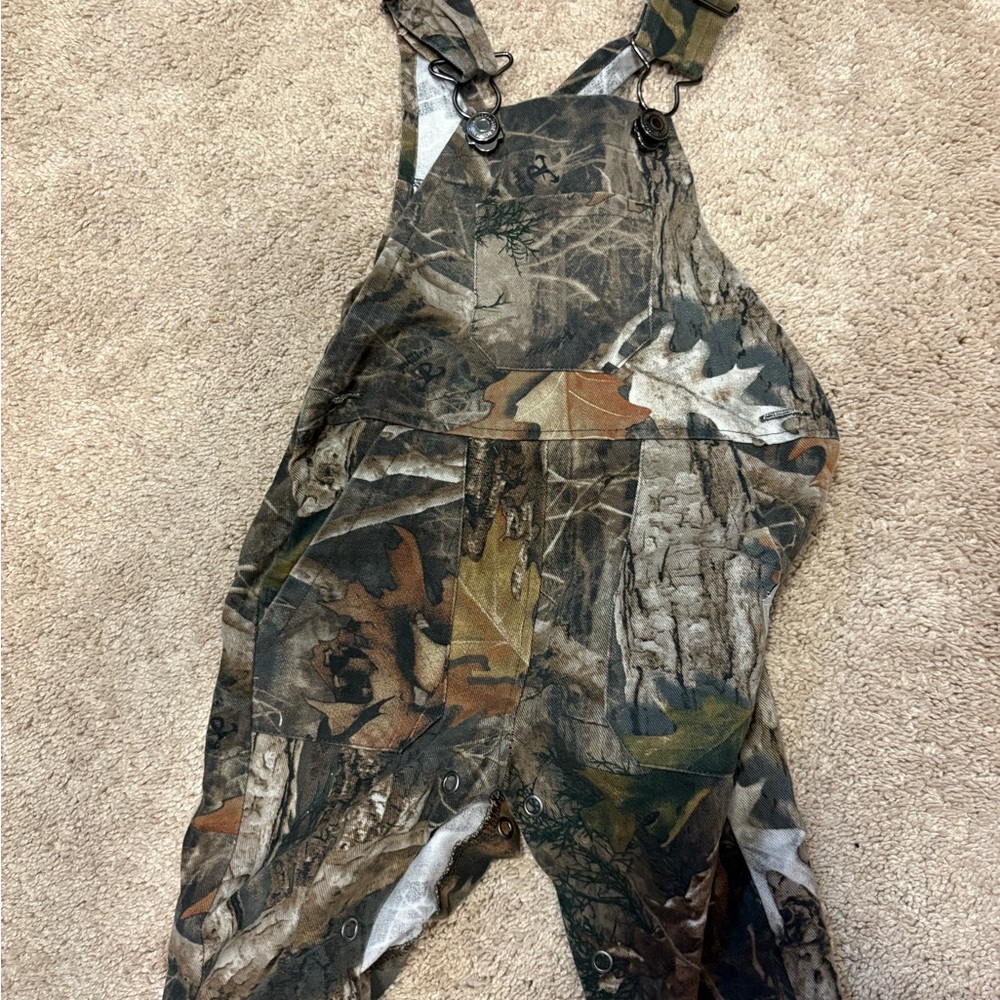 Bass Kids Camo Jacket in Green and Brown Tones
